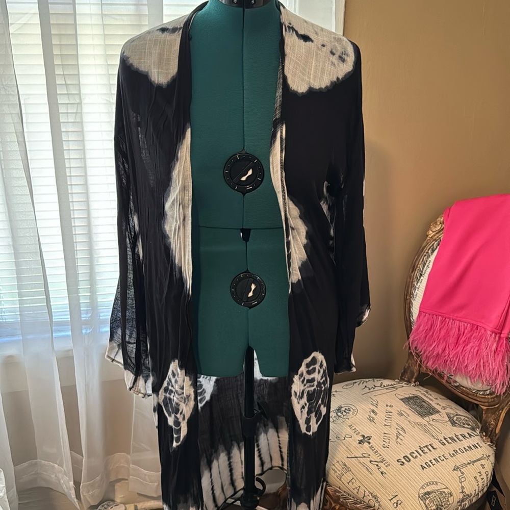 Tie dye duster